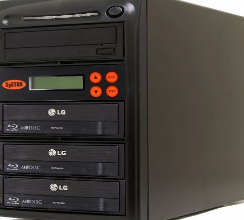 Systor Systems Systor 1 to 3 Blu-ray 16X BD BDXL Mdisc CD DVD Duplicator