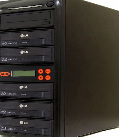 Systor Systems Systor 1 to 5 Blu-ray 16X BD BDXL Mdisc CD DVD Duplicator