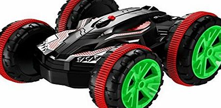 SZJJX Stunt Car SZJJX 2.4Ghz 4WD RC Car Boat 6CH Remote Control Amphibious Off Road Electric Race Double Sided Car Tank Vehicle 360 Degree Spins and Flips Land amp; Water