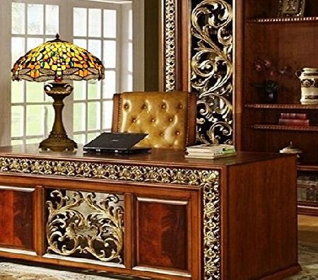 Table lamp Vintage stained glass table lamp desk lamp table lamp living room sofa corner a few