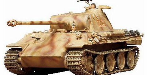 Tamiya German Panther Medium Tank - 1:35 Scale Military - Tamiya