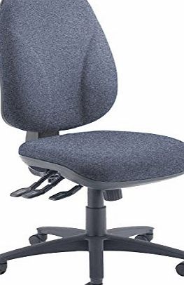 TC Group Ergonomic Maxi High Back Operator Office Chair With Lumbar Support - Charcoal