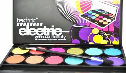 Technic  ELECTRIC EYES PALETTE EYE SHADOW PALLETTE WITH MIRROR