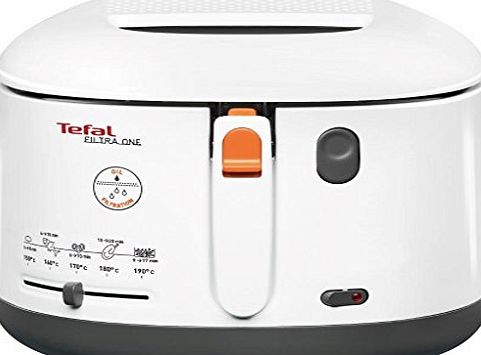 Tefal Filtra One Deep Fat Fryer FF162140, 2.1 L Oil Capacity - 1900 W, White