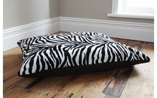 Dog Bed Animal Print Pet Bed (Zebra)