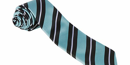 The Becket School Unisex Tie, Black/Blue