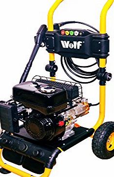 The Big One  Wolf 240 BAR, 3500psi, 7HP Heavy Duty Petrol Driven Pressure Power Washer - Full Spares amp; Service Support - Kit Includes Gun, Lance, 5 Quick Fit Nozzles and 6m High Pressure Hose