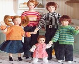 The Dolls House Emporium Family of Five Dolls