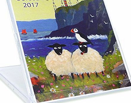 Thomas Joseph 2017 Desk Calendar by Thomas Joseph - Featuring wonderfully whimsical sheep and animal paintings - Novelty Calendars