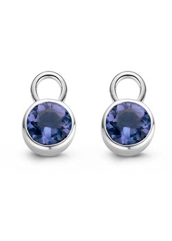 Silver and Blue Stone set Earring