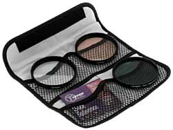Filter Kit (UV Protector, Circular Polarising and 812 Warm)   Filter Case - andOslash; 52mm
