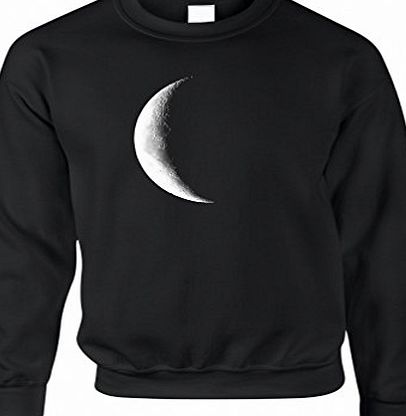 Tim And Ted Half Moon Galaxy Space Waning Crescent Phase Lunar Stars Astronomy Gift Sweatshirt