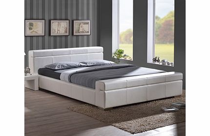 Time Living Durham 4FT 6 Double Leather Bedstead