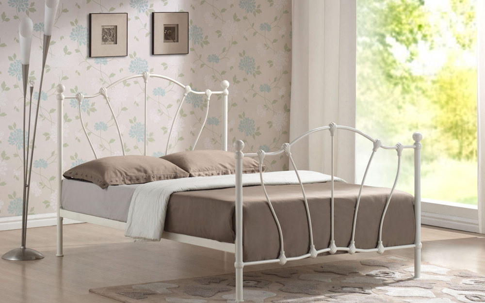 Time Living Hoxton Metal Bedstead, King Size, No
