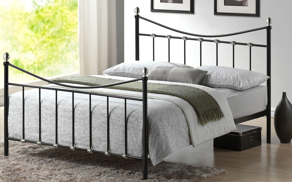 Time Living Oban Metal Bedstead, Double, No