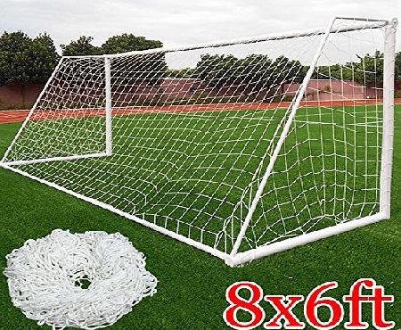 tinkertonk 2.4x1.8m Portable Garden Football Soccer Goal Post Net (Pole not included)