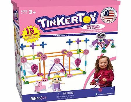 TINKERTOY Building Set (Pink)