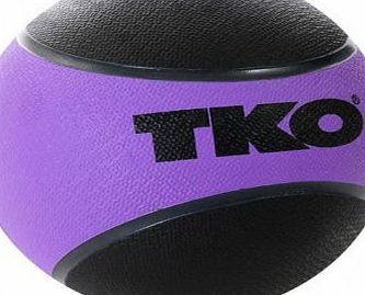 TKO Rubberised Medicine Ball - Heavy Duty, Stability Training, Strength Exercises, Colour Coded, Fitness