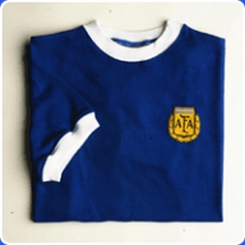 TOFFS Argentina 1960s Away. Retro Football Shirts