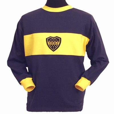 TOFFS Boca Junior 1960s. Retro Football Shirts