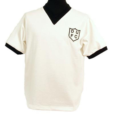 TOFFS Dundee Utd 1960 v neck. Retro Football Shirts