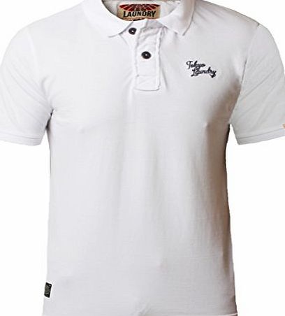 Tokyo Laundry Rochester Mens Polo Shirts - Optic White - Large
