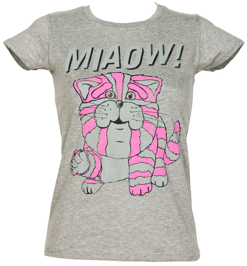 Ladies Bagpuss Miaow T-Shirt from Too Late To