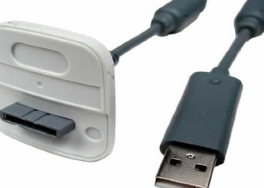TOOGOO(R) USB Charger Charge Kit Cable for Xbox 360 Controller