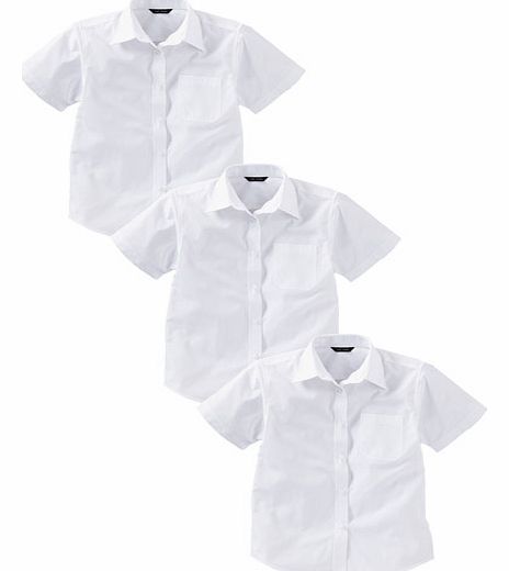 Top class Girls Pack Of Three Short Sleeve Blouses