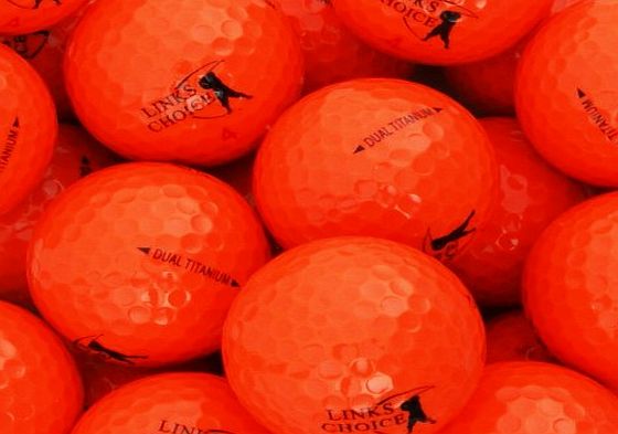 Top-Flite 12 Links Choice Orange Coloured Golf Balls