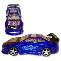 Top Toy Cars Celebrity Sports Car Blue 1:18