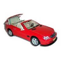 Top Toy Cars Mercedes CLK Covertible Red 1:4