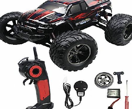 TOPEASY Remote Control Cars Offroad 1/12 Scale Electric RC Car 2.4 Ghz 38 MPH High Speed Radio Controlled Truck with Battery(Upgraded, Red)