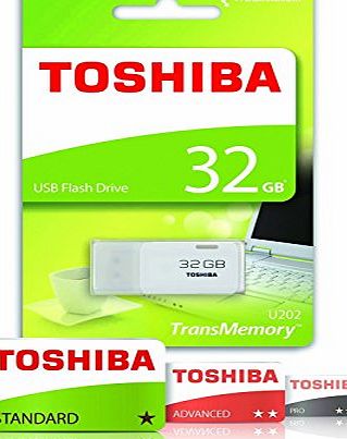 Toshiba TransMemory U202 32 GB USB 2.0 Flash Drive - White