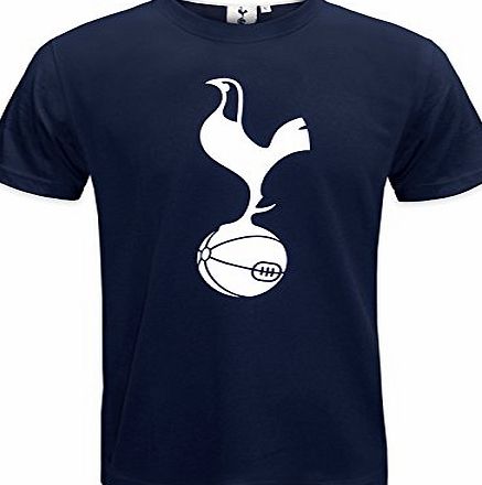 Tottenham Hotspur F.C. Tottenham Hotspur FC Official Football Gift Mens Crest T-Shirt Navy Large