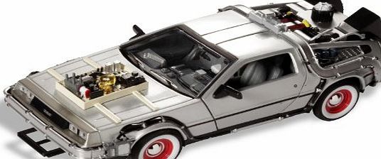 Toyrific Back To The Future Part 3 III Delorean Time Machine 1:24 Scale Car Diecast Model