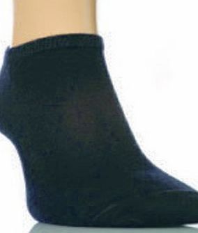 Trainer Socks 6 pairs of Mens Trainer Socks/Liners Black 6/11