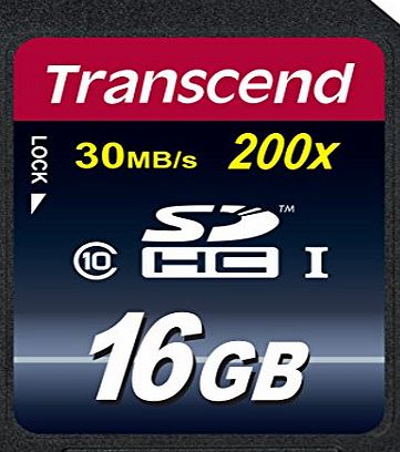 Transcend 16 GB Premium SDHC Memory Card, FFP