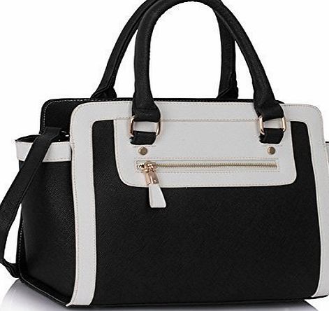 TrendStar Faux Leather Bag Womens Handbag New Ladies Shoulder Bags Tote Designer Style Celebrity Faux Leather