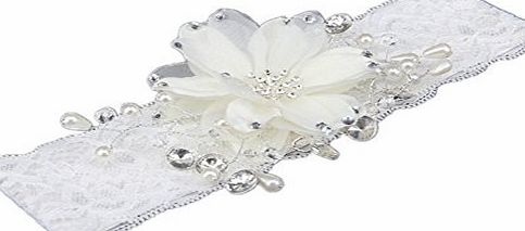TRLYC Crystal Lace Wedding Bridal Garter Vintage Rhinestone Crystal Bridal Garters