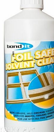 Truly PVC Supplies Bond-It foil safe solvent cleaner for uPVC woodgrain door, window and conservatory frames 1 Litre