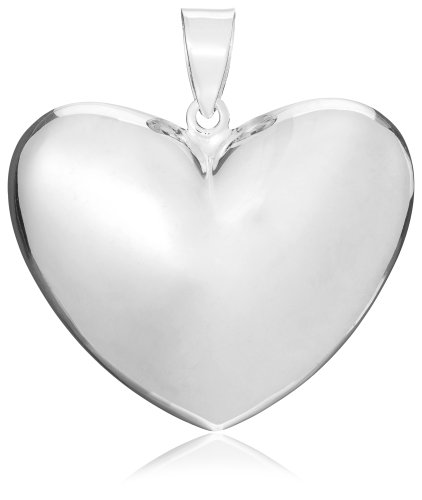 Large Puffed Heart Pendant