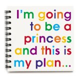 Two Little Boys Ltd Im Going to Princess notebook