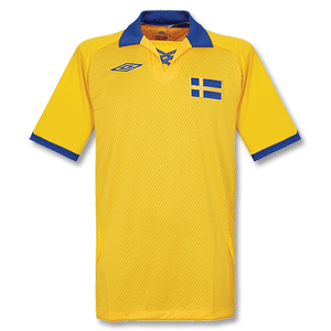 Umbro 08-09 Sweden 50th Anniversary Shirt - yellow
