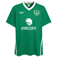 Umbro Republic of Ireland Home Shirt 2010/11 - Kids.