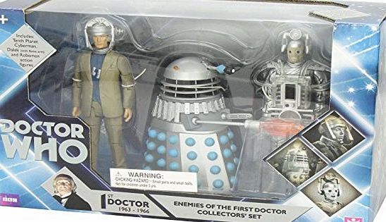 Underground Toys 5-Inch Enemies of The First Doctor Collectors Set Dr. Who AF Set