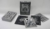 United States Playing Card Company Bicycle Cards Poker Size Black & Silver