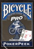 United States Playing Card Company Bicycle Cards Pro Poker Peek (Blue)