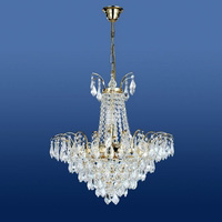 Unbranded 10499 52GO - 5 Light Gold and Crystal Chandelier