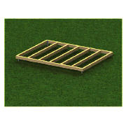 This 8 x 6 shed base creates a firm level base that anchors the building to the ground. The shed bas